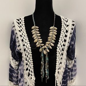 Bohemian seashell necklace